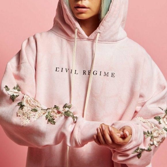 Tops | Civil Regime Pink Cloud Hoodie | Poshmark